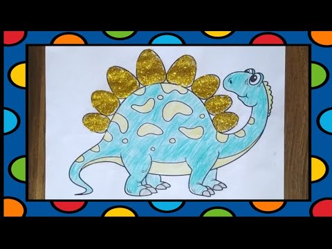 Dinosaur Colouring || Colouring for kids || Colouring Pages for Kids.