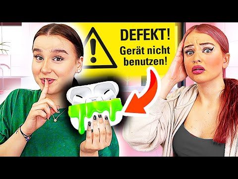 Ich zerstöre AirPods meiner Schwester 🤫💔 & schenke ihr neue ! (Sorry) - Celina