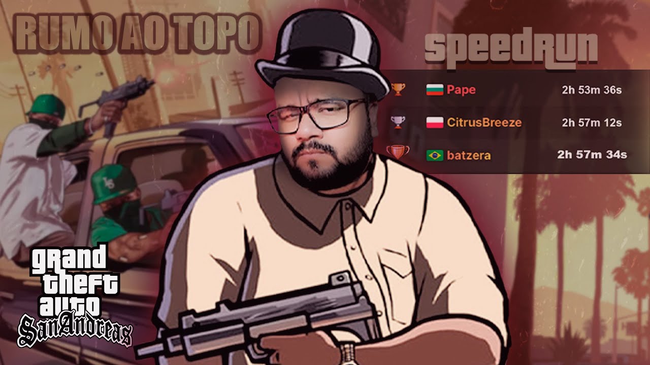 🔴EM BUSCA DO RECORDE MUNDIAL DE GTA SAN ANDREAS ANY%