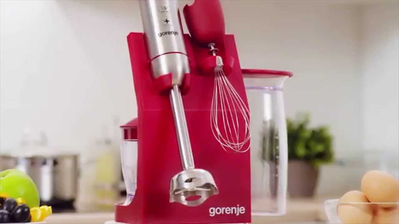 Блендер погружной Gorenje HB804QR красный