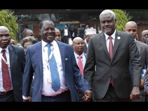 Wow AU  Chairperson Moussa Faki Says  Raila Odinga will be Au chairman