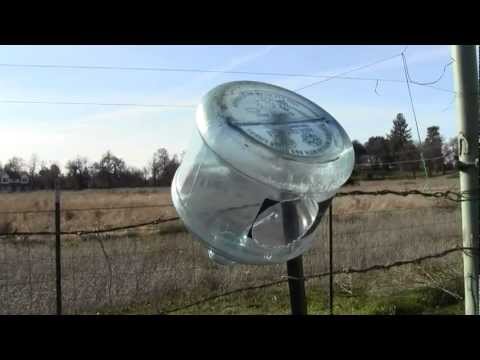 Aeolian Harp With Three-Gallon Bottle Resonator