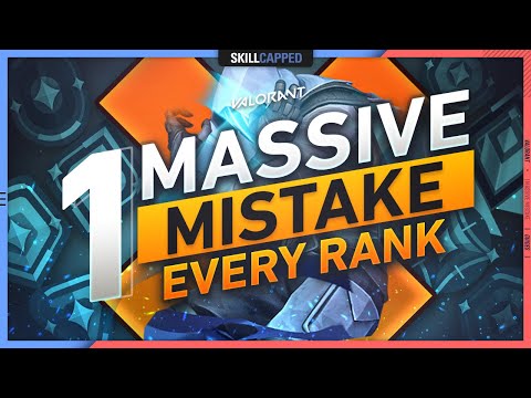 The 1 BIGGEST MISTAKE for EACH RANK in Valorant
