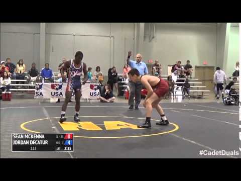 113 f, Jordan Decatur, Ohio 1 vs Sean McKenna, Illinois