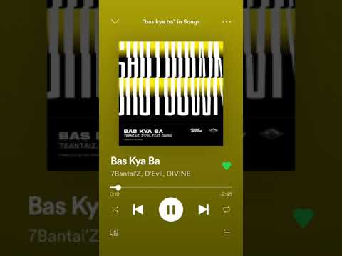 BAS KYA BAA  | SHUTDOWN EP | 7 BANTAIZ, D’EVIL FT DIVINE 2020 AUDIO OUT NOW.