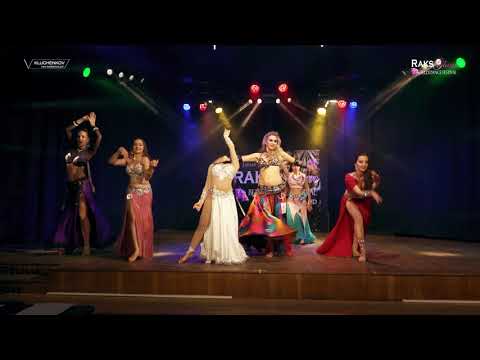 Tetiana Tesliuk on RAKS GLAM 2018, Krakow, Poland - Final of Raks Pro category