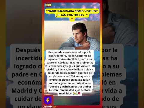 La nueva vida de Julián Contreras en Córdoba tras su etapa más dura 🕊️
