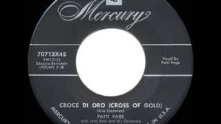 1955 HITS ARCHIVE  Croce Di Oro Cross Of Gold   Patti Page