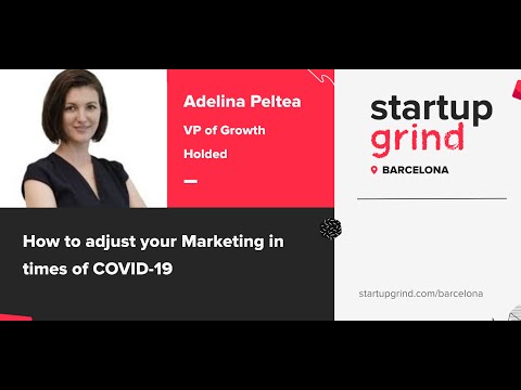 Adelina Peltea (VP of Growth @ Holded) at Startup Grind Barcelona