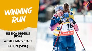 Diggins caps off memorable season with Mass win | FIS Cross Country World Cup 23-24