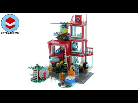 LEGO City 60320 Fire Station - LEGO Speed Build Review