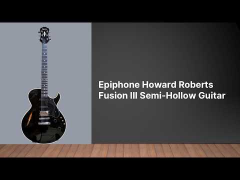 Epiphone  Howard Roberts Fusion III  1988～1989 - Black image 12