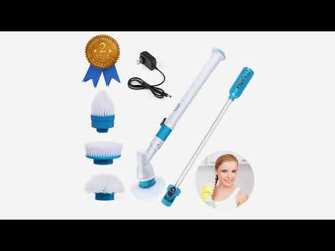 Electric Spin Scrubber , SIEGES Automatic Electric Cleaning Brushes Rechargeable Cordless