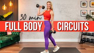 30 min. Full Body and Abs CIRCUIT Strength Training