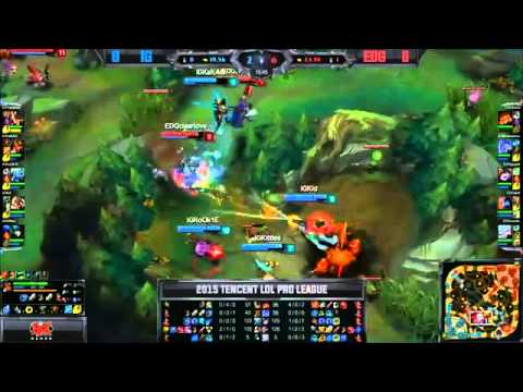 IG Rookie Fizz VS EDG Pawn Lulu Game 1 Highlights   2015 Spring LPL W3D1