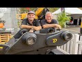 Jeremy Doherty and Chris Proctor showcase the industry leading DH Coupler from Doherty Attachments.