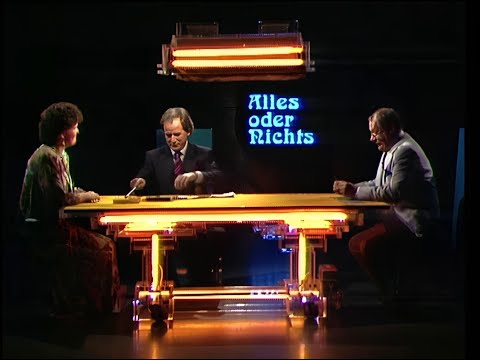 Alles oder nichts vom 05.01.1988 zum Thema Agatha Christie mit Max Schautzer  und Wolfgang Völz