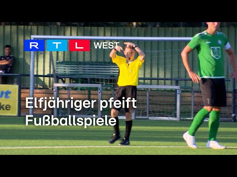 Sein Ziel ist die Bundesliga: Elfjähriger will Schiedsrichter werden | RTL WEST, 23.08.2023