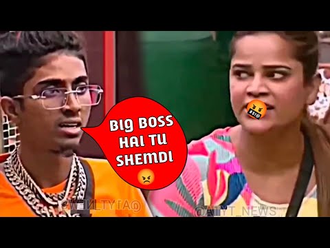 MC STAN FIGHT WITH  ARCHANA_ GAUTAM,MC STAN _CHAL SHEMDI BIG BOSS HAI TU😂 #bb #bigboss #mcstan