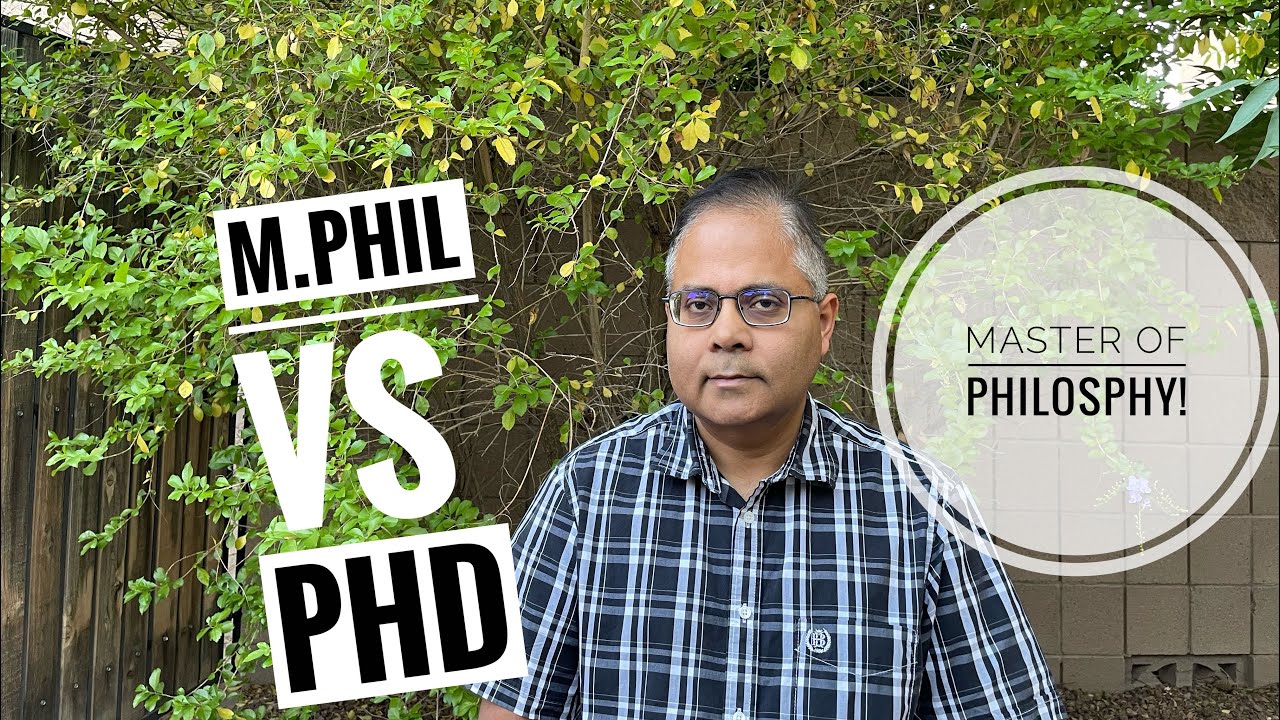 MPhil vs PhD