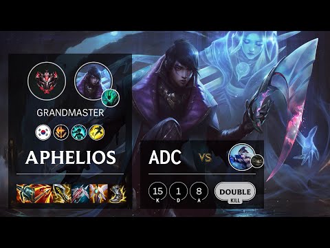 Aphelios ADC vs Ashe - KR Grandmaster Patch 11.8