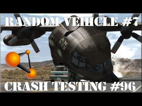 BeamNG Drive Random Vehicle #7 Crash Testing #96 - Insanegaz