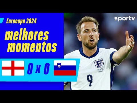 Gols e lances de Inglaterra x Eslovênia