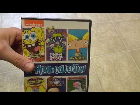 Nickelodeon 6-Movie Collection DVD Unboxing - Hey Arnold Jimmy Neutron SpongeBob Rugrats