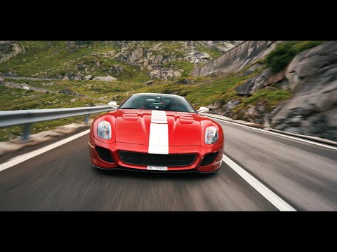 FERRARI 599 GTO ON THE GRIMSEL PASS