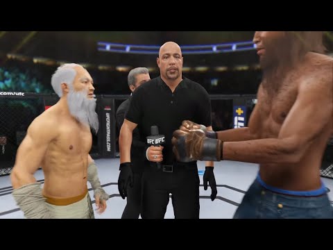 UFC 4 - Old Bruce Lee vs. Ape Man - Epic Fight 🔥🐉