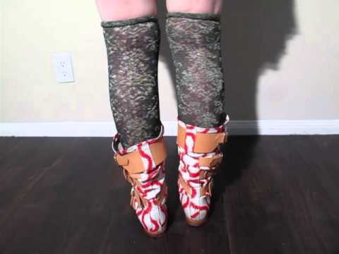 Vivienne Westwood Gold Label Red Squiggle Re-issue Pirate Boots