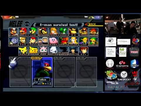 Puerto Rico First Attack - SSBM: Melee Pools - Part 3