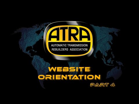 ATRA Website Orientation - Membership