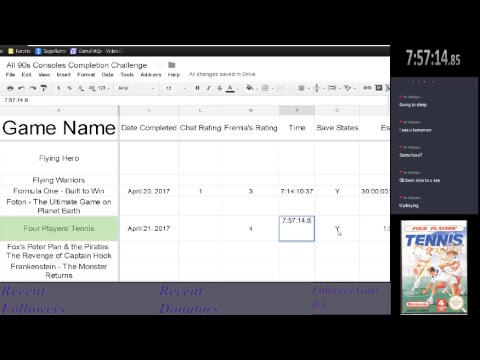 ACC90s #214 - NES#52 - Four Players Tennis