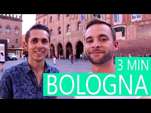 Bologna in 3 Minuten 🔆🍸 Sehenswerte Stadt Bologna in Italien