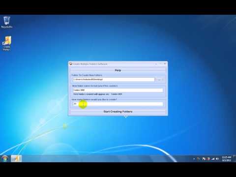 Create Multiple Folders Software