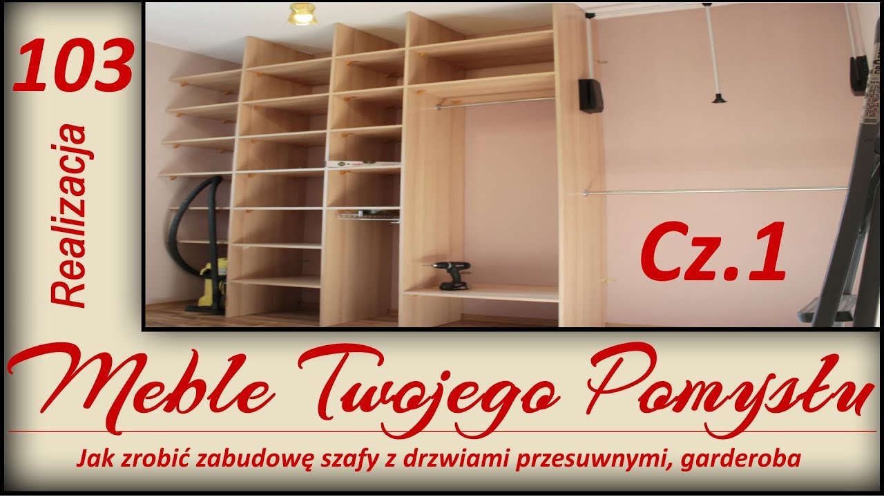 Watch Jak zrobić zabudowę szafy z drzwiami przesuwnymi, garderoba. Poziomice Sola / a wardrobe now Jak zrobić zabudowę szafy z drzwiami przesuwnymi, garderoba. Poziomice Sola / a wardrobe