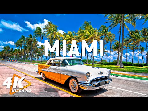 FLYING OVER MIAMI 4K UHD | Miami's Iconic Beaches And Sky High Views | 4K UHD Video
