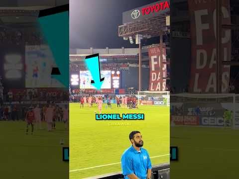 Zobaczył Messiego Na Żywo #shorts