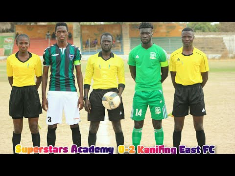 SUPERSTARS ACADEMY 0-2 KANIFING EAST FC (Highlights) game 5