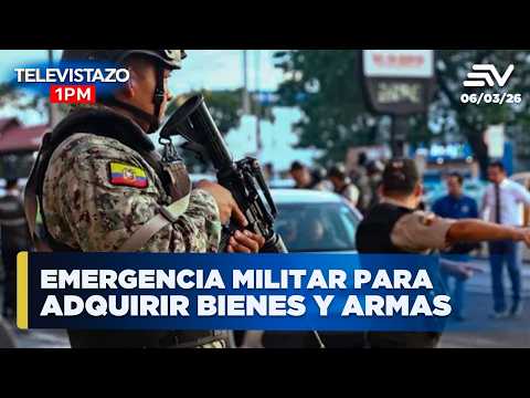 Military emergency to acquire goods and weapons | Televistazo 1PM🔴 March 6, 2026