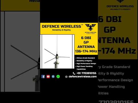 6 dBi 66MHz GP Antenna