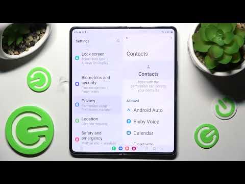How to Change App Permissions in SAMSUNG Galaxy Z Fold 4 – Find Permissions