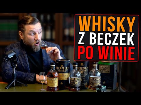 Ciekawe wersje single malt whisky! Aberfeldy finiszowana w beczkach po czerwonych winach z Francji!