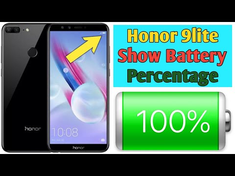 Honor 9lite show battery 🔋 percentage/ how to set battery 🔋 percentage || Tadrish info Tech ||