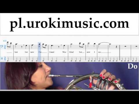 Nauka Gry Na Waltorni Amazing - Grace Nuty Poradnik Część 2 um-b463