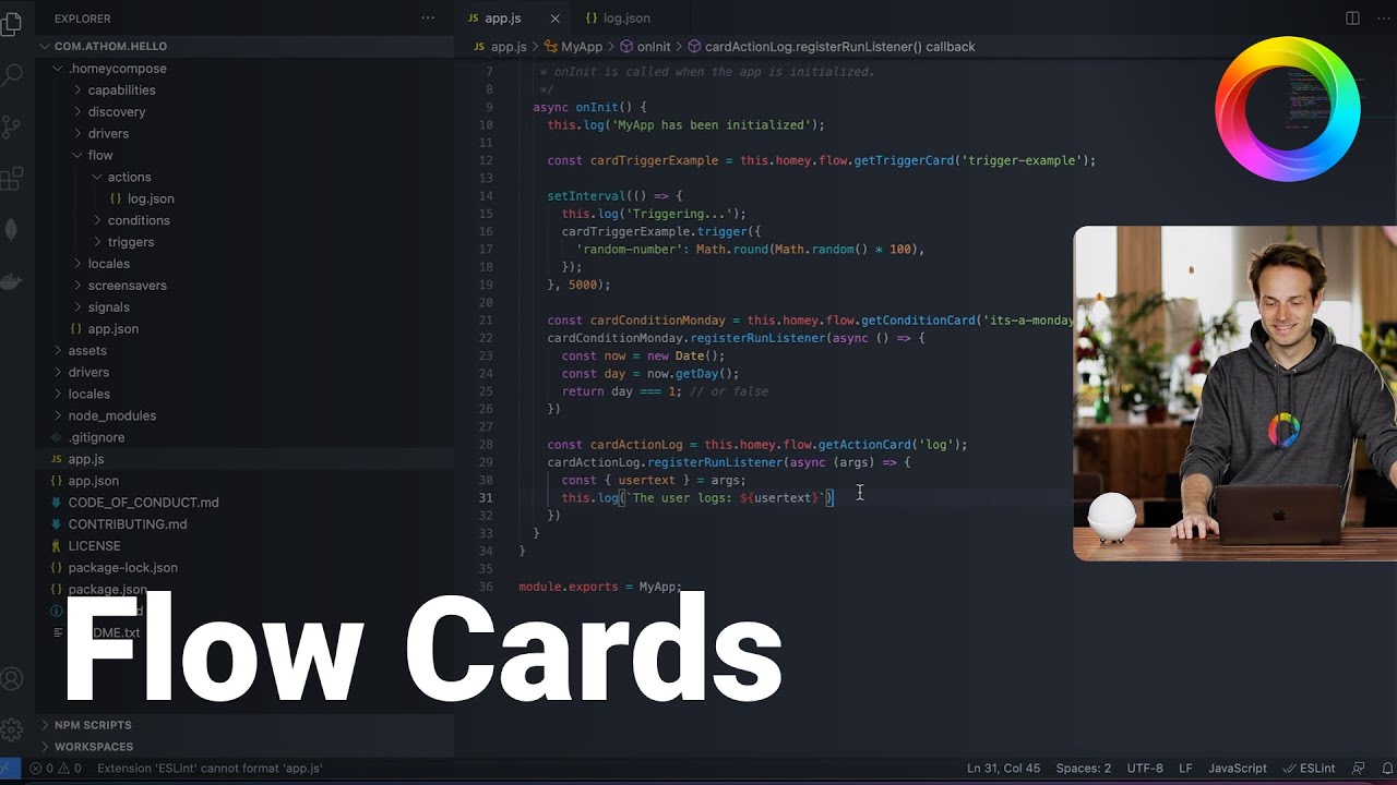 Homey Developer Series - Flow cards