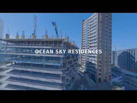 Przelot dronem nad budową kompleksu mieszkaniowego „Ocean Sky Residence” | Tbilisi, Gruzja