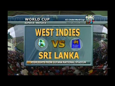 West Indies vs Sri Lanka ICC Cricket World Cup 2007