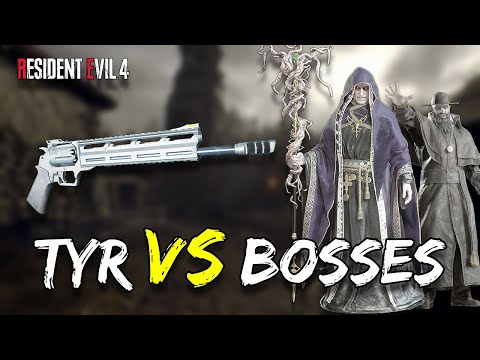 Max Level TYR vs ALL BOSSES in Resident Evil 4 | Professional Difficulty - Timestamps